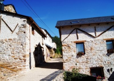 Vista de las casas rurales TINA Y SALVA en Paradela de Muces
